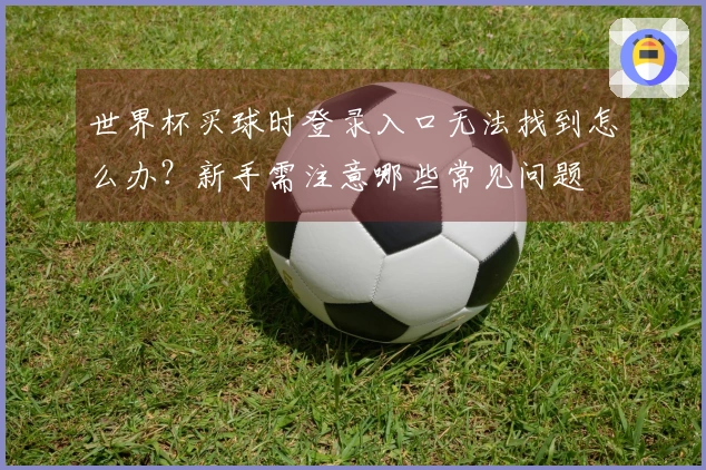 世界杯买球时登录入口无法找到怎么办？新手需注意哪些常见问题